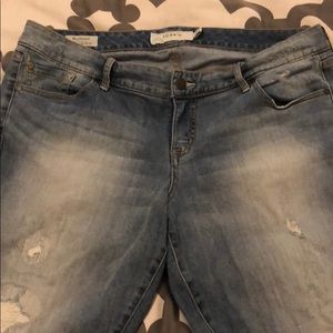 Boyfriend cropped jeans